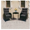 Image de Ensemble de Bistro de Jardin 3 pcs Salon de Jardin Ensemble de Meubles d'Extérieur Mobilier de Patio Terrasse Résine 3058540