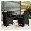 Image de Mobilier de Bistro de Jardin 5 pcs Mobilier d'Extérieur Ensemble de Meubles de Terrasse Meubles de Balcon Résine 3058552