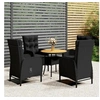 Image de Mobilier de Bistro de Jardin 5 pcs Mobilier d'Extérieur Ensemble de Meubles de Terrasse Meubles de Balcon Résine 3058553