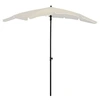 Image de Parasol de Jardin avec Mât Parasol de Patio Pare-soleil de Terrasse Parasol d'Extérieur Anti-UV Anti-décoloration 315551