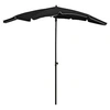 Image de Parasol de Jardin avec Mât Parasol de Patio Pare-soleil de Terrasse Parasol d'Extérieur Anti-UV Anti-décoloration 315557