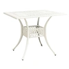 Image de Tuintafel 90x90x73 cm gietaluminium wit315590