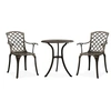 Image de Ensemble de bistro 3 pcs Aluminium coulé Bronze 315591