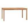 Image de Table a manger fixe sans tiroir rectangulaire en Bois 160 x 80 x 77 cm