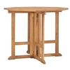 Image de Table à Dîner Pliable de Jardin Table de Salle à Manger de Patio Table de Repas de Terrasse Extérieur 90x90x75 cm 315447