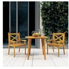 Image de 3-delige Tuinset massief acaciahout3057997