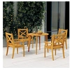 Image de 5-delige Tuinset massief acaciahout3057998