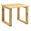 Image de Table de transat 30x30x26 cm Bois de pin imprégné