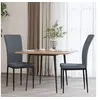 Image de Lot de 2 chaise H. 95 cm en plastique gris interieur