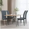 Image de Lot de 4 chaise interieur non pliable H. 95 cm en plastique gris