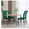 Image de Lot de 4 chaise H. 95 cm non pliable en plastique interieur vert