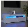 Image de Meuble TV avec lumières LED blanc 120x35x40 cm