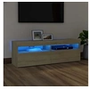 Image de Meuble TV avec lumières LED chêne sonoma 120x35x40 cm