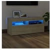 Image de Meuble TV avec lumières LED chêne sonoma 90x35x40 cm