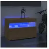 Image de Meuble TV avec lumières LED chêne sonoma 60x35x40 cm