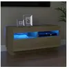 Image de Meuble TV avec lumières LED chêne sonoma 80x35x40 cm