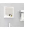 Image de Miroir de salle de bain Blanc 40x10,5x37 cm Bois d'ingénierie