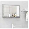 Image de Miroir de salle de bain Gris béton 60x10,5x37 cm Aggloméré