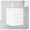 Image de Wastafelkast 41x38,5x48 cm bewerkt hout wit804683