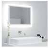 Image de Miroir à LED de salle de bain Blanc 60x8,5x37 cm Acrylique