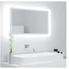 Image de Badkamerspiegel LED 80x8,5x37 cm acryl wit804924
