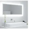Image de Miroir à LED de salle de bain Blanc 100x8,5x37 cm Acrylique