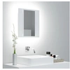 Image de Badkamerkast met spiegel en LED 40x12x45 cm acryl wit804948