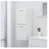 Image de Armoire de salle de bain Blanc 30x30x80 cm Bois d'ingénierie