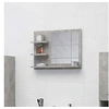 Image de Badkamerspiegel 60x10,5x45 cm bewerkt hout betongrijs805010