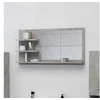 Image de Badkamerspiegel 90x10,5x45 cm bewerkt hout betongrijs805019