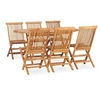 Image de Salon de jardin bois bois 7 pieces 6 personnes