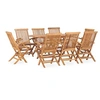 Image de Salon de jardin bois bois 9 pieces 8 personnes