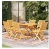 Image de Ensemble de Salle à Manger de Jardin 7 pcs Table et Chaises à Dîner Mobilier de Salle à Manger de Patio Extérieur 3059563