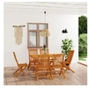 Image de Salon de jardin 7 pcs Bois de teck massif