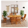 Image de Salon de jardin bois bois 7 pieces 60 x 60 x 60