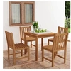 Image de Ensemble de salle à manger de jardin 5 pièces 80 x 80 cm en bois de teck massif 3059922