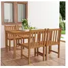 Image de 5-delige Tuinset massief teakhout3059929