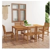 Image de 7-delige Tuinset massief teakhout3059941