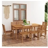 Image de 9-delige Tuinset massief teakhout3059942