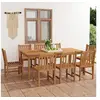 Image de 9-delige Tuinset massief teakhout3059946