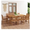 Image de 9-delige Tuinset massief teakhout3059948