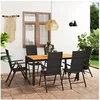 Image de 7-delige Tuinset zwart en bruin3060055