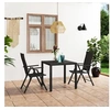 Image de Ensemble de Salle à Manger de Jardin 3 pcs Mobilier à Dîner de Patio Meubles de Repas de Terrasse Salon de Jardin 3060058