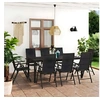 Image de Ensemble de Salle à Manger de Jardin 9 pcs Mobilier à Dîner de Patio Meubles de Repas de Terrasse Salon de Jardin 3060063