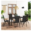 Image de 7-delige Tuinset zwart en bruin3060073