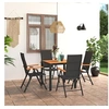 Image de 5-delige Tuinset zwart en bruin3060077
