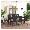 Image de 9-delige Tuinset zwart en bruin3060087