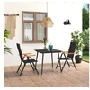 Image de 3-delige Tuinset zwart en bruin3060088