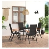 Image de 5-delige Tuinset zwart en bruin3060089