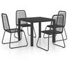 Image de Salon de jardin Rotin 4 personnes 5 pieces